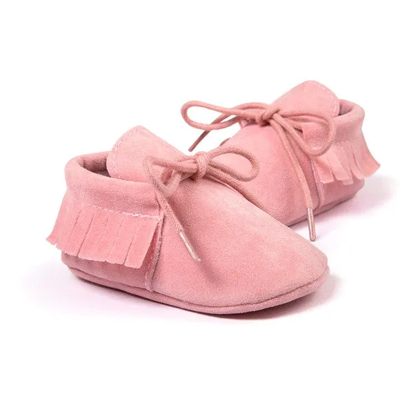 2016 new Spring/Autumn brand Romirus lace-up Pu leather Baby Moccasins shoes infant suede boots first walkers Newborn baby shoes