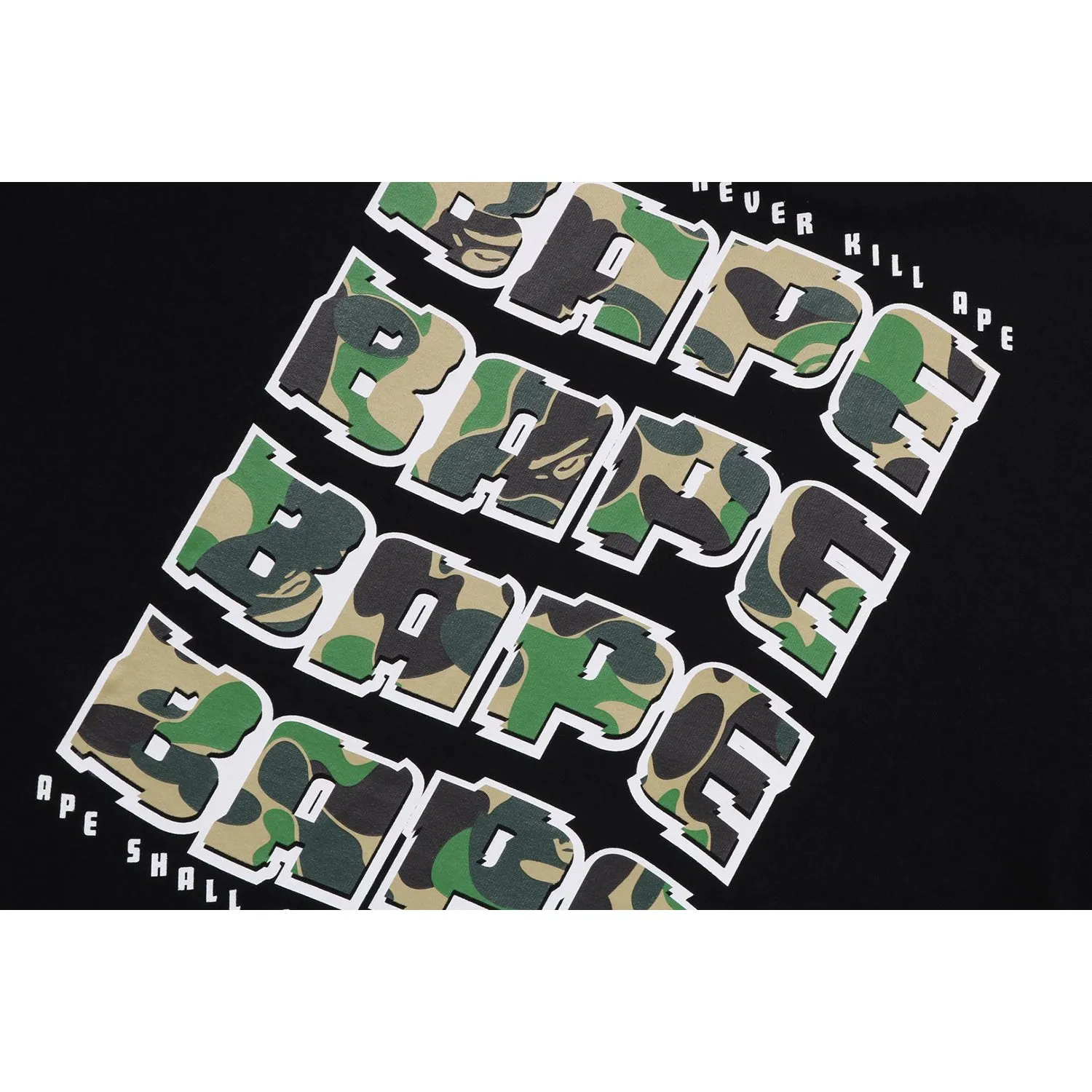 ABC CAMO BAPE LAYERED L/S TEE KIDS