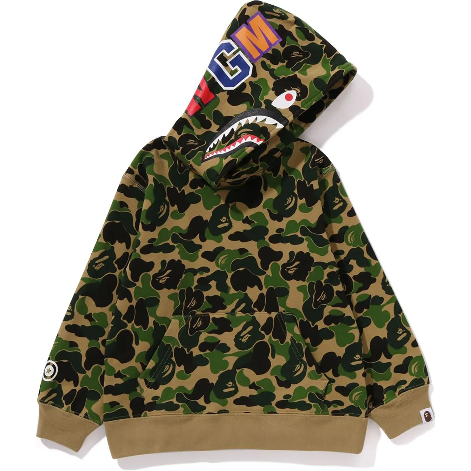 ABC CAMO SHARK PULLOVER HOODIE KIDS