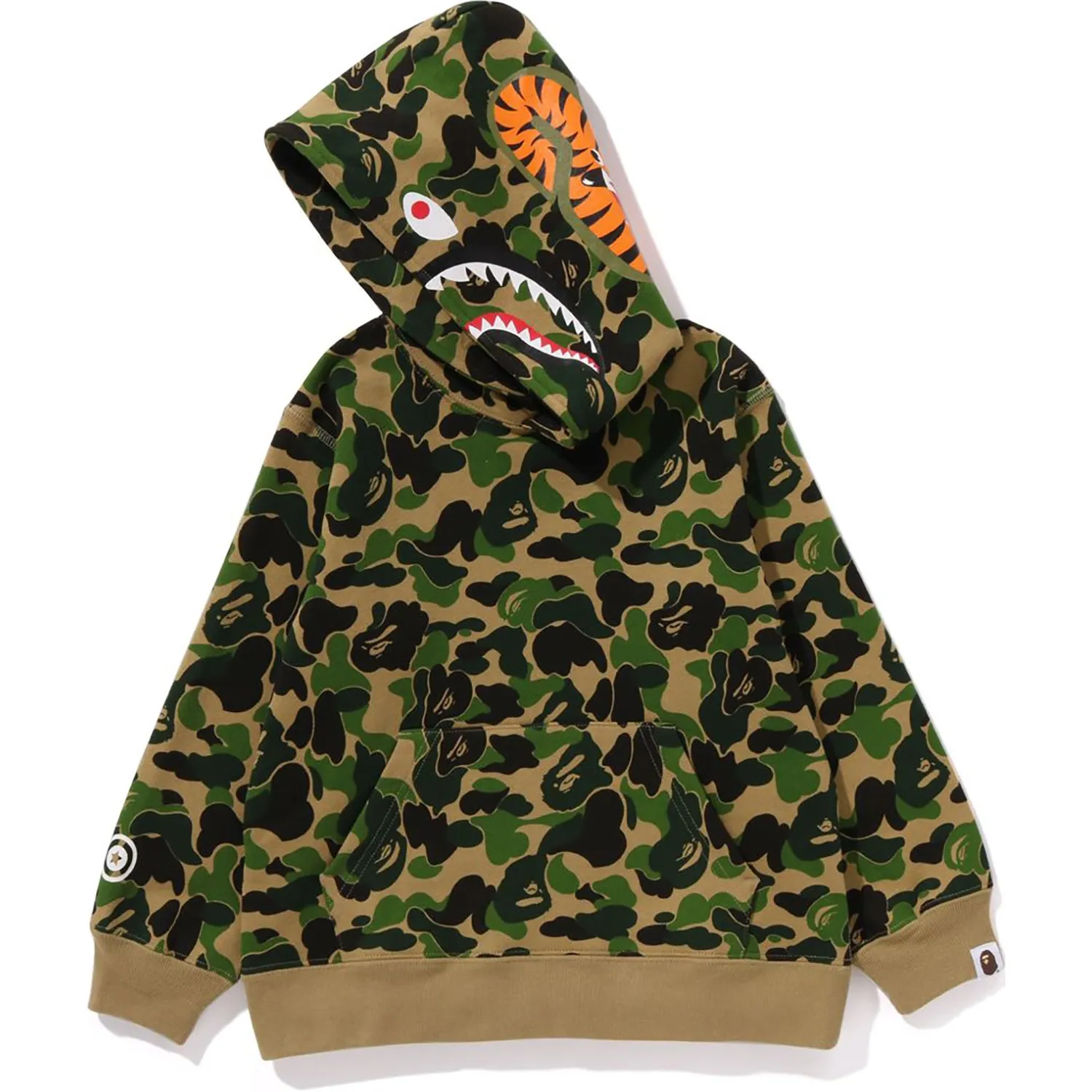 ABC CAMO SHARK PULLOVER HOODIE KIDS