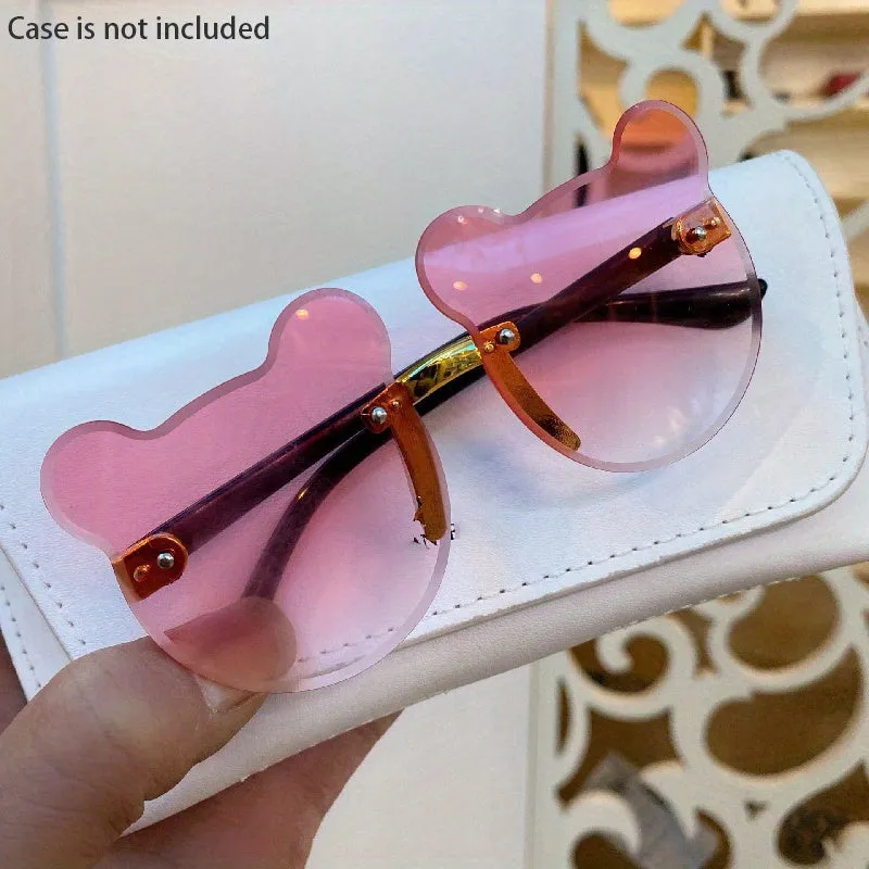 Adorable Bearshaped Sunglasses for Kids with UV Protection