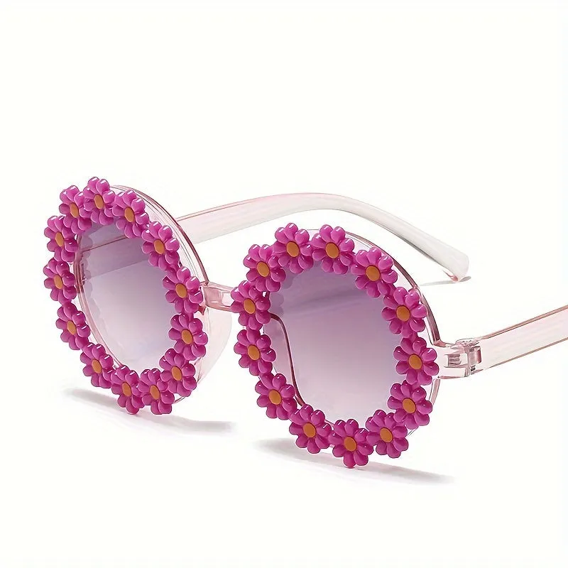 Adorable Daisy Charms Sunglasses Perfect Kids Party Accessories