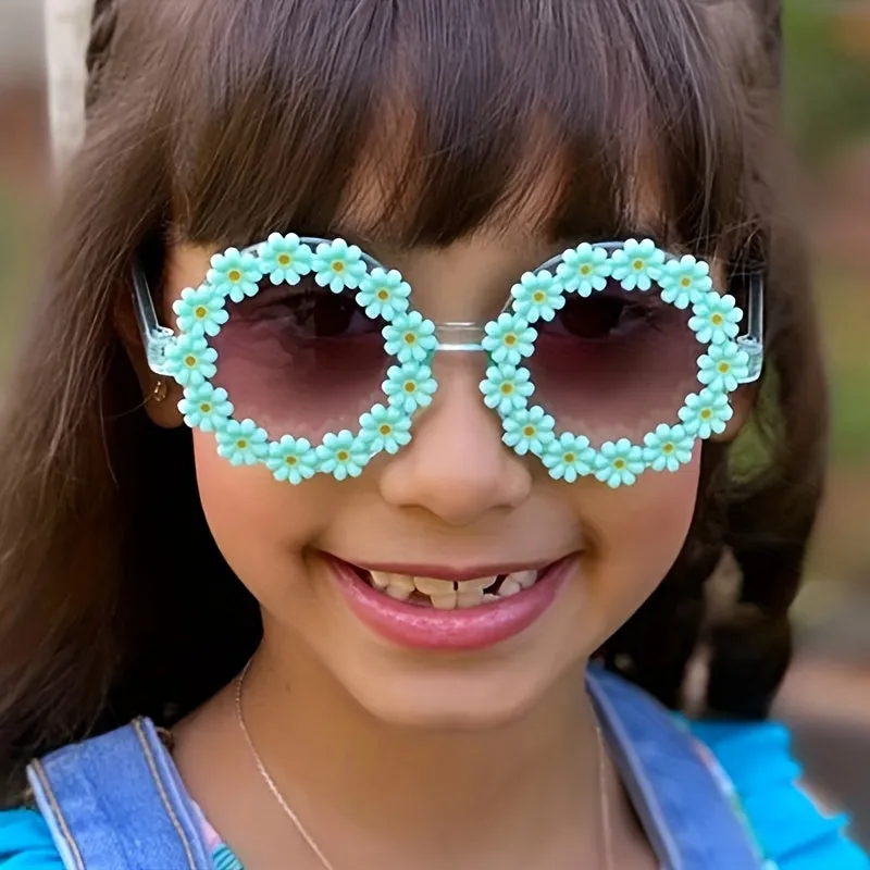 Adorable Daisy Charms Sunglasses Perfect Kids Party Accessories