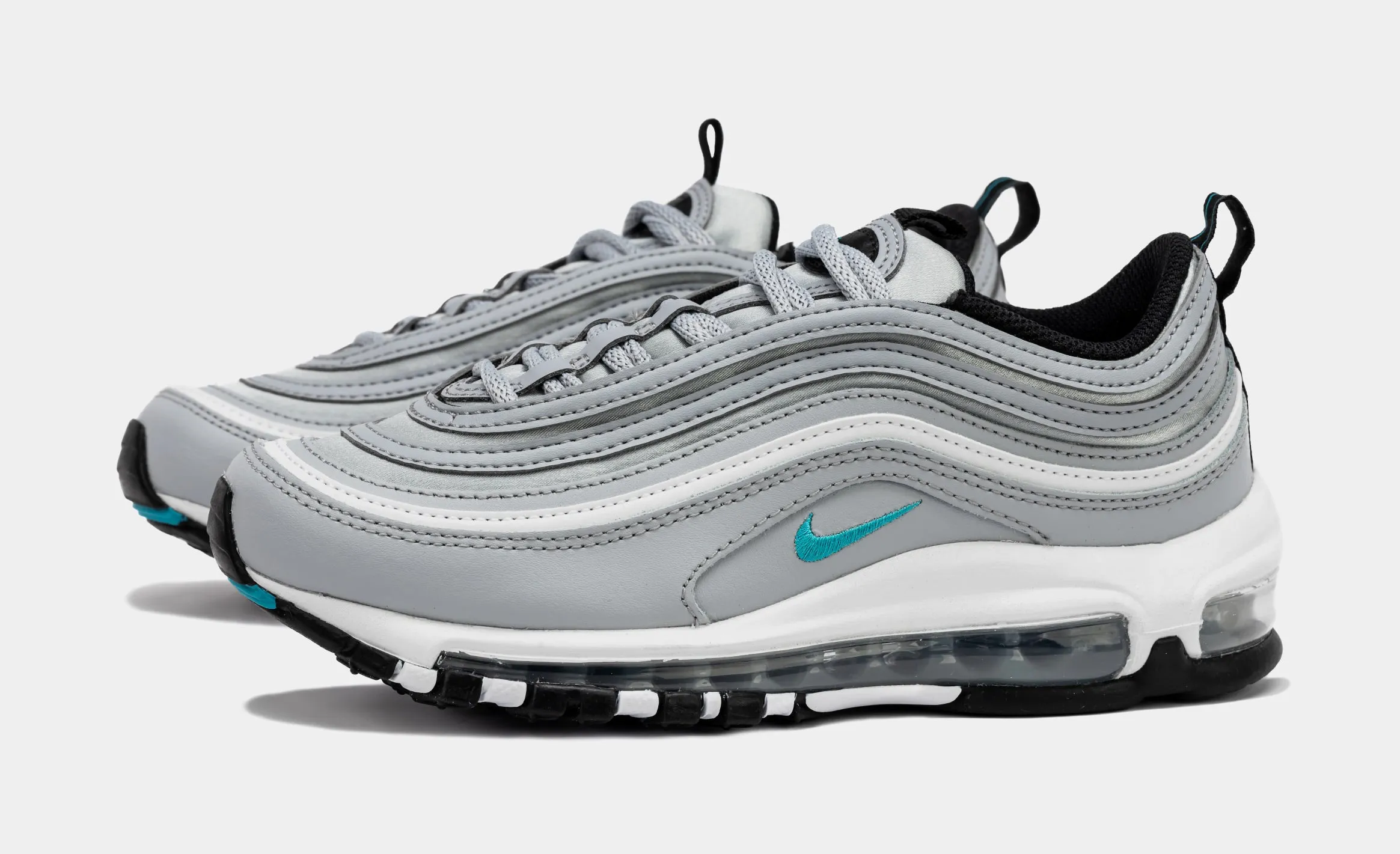 Air Max 97 Womens Running Shoes (Silver/Blue)