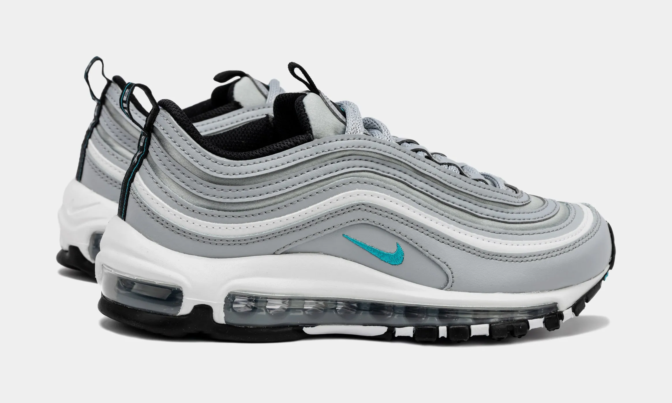 Air Max 97 Womens Running Shoes (Silver/Blue)