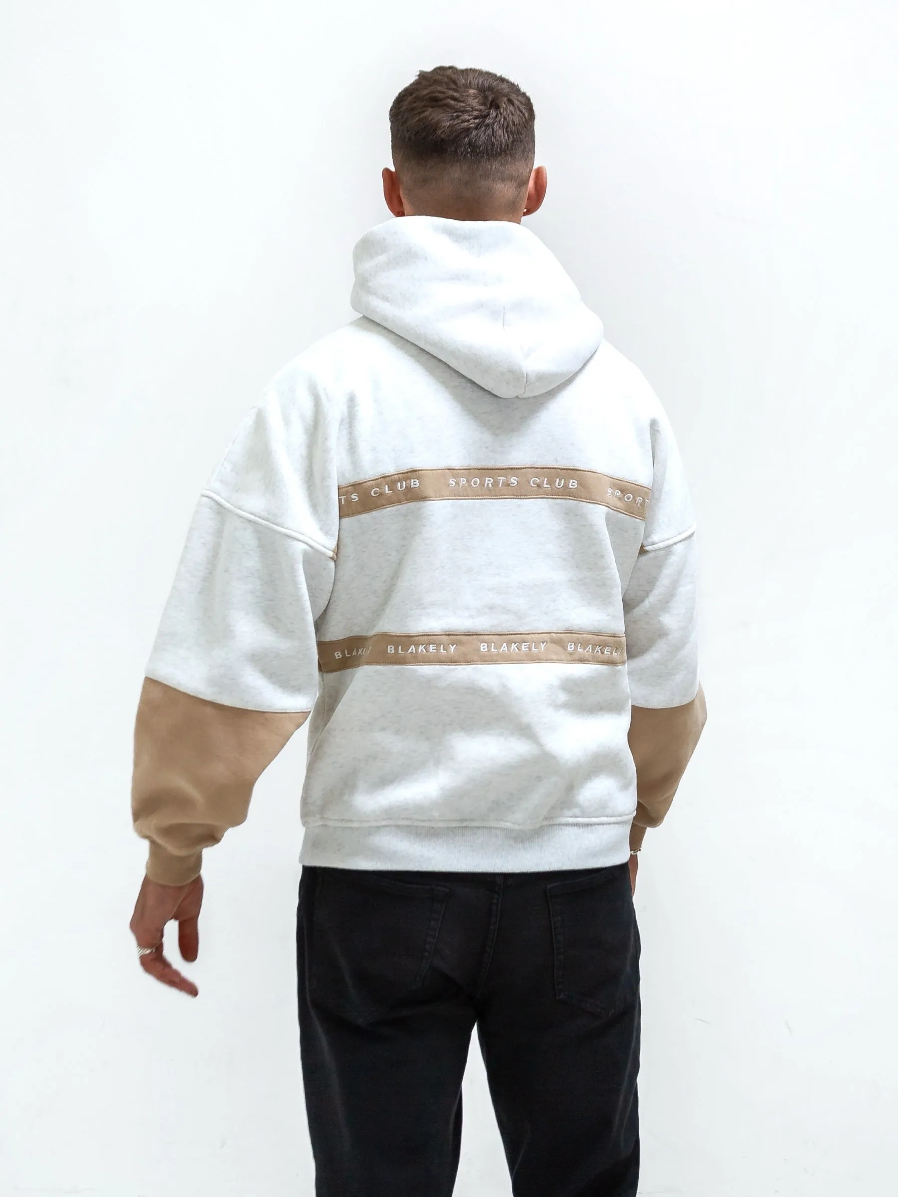 Alpine Sports Relaxed Hoodie - Marl White