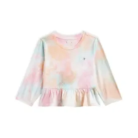 Baby Girl Medley Full Sleeve Peplum Top