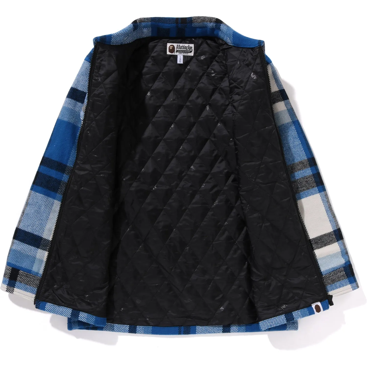 BAPE CHECK JACKET JR KIDS