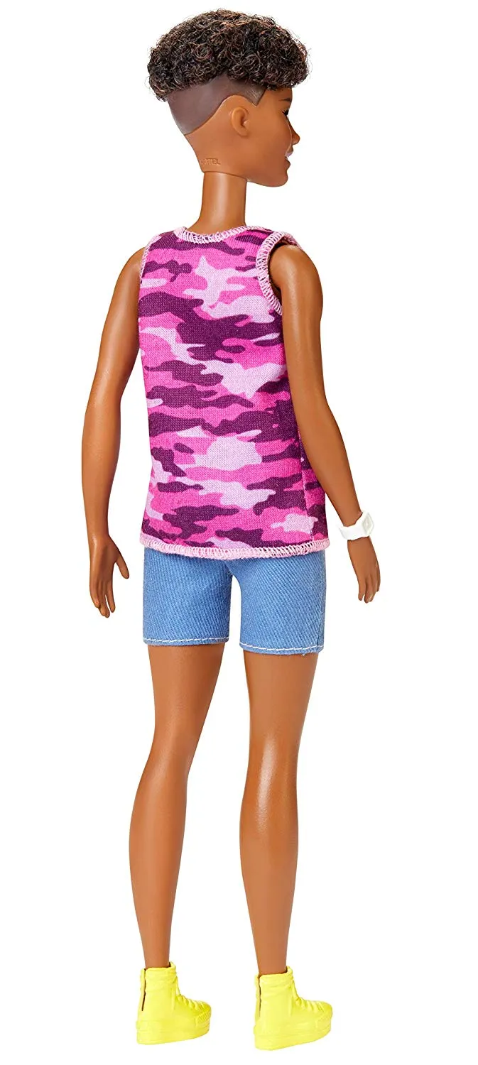 Barbie Fashionistas Doll with Short Curly Brunette Hair