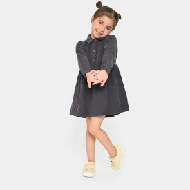 Farm Friends Corduroy Collar Dress for Girls