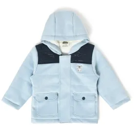 Farm Friends Hooded Sky Blue Jacket for Kids