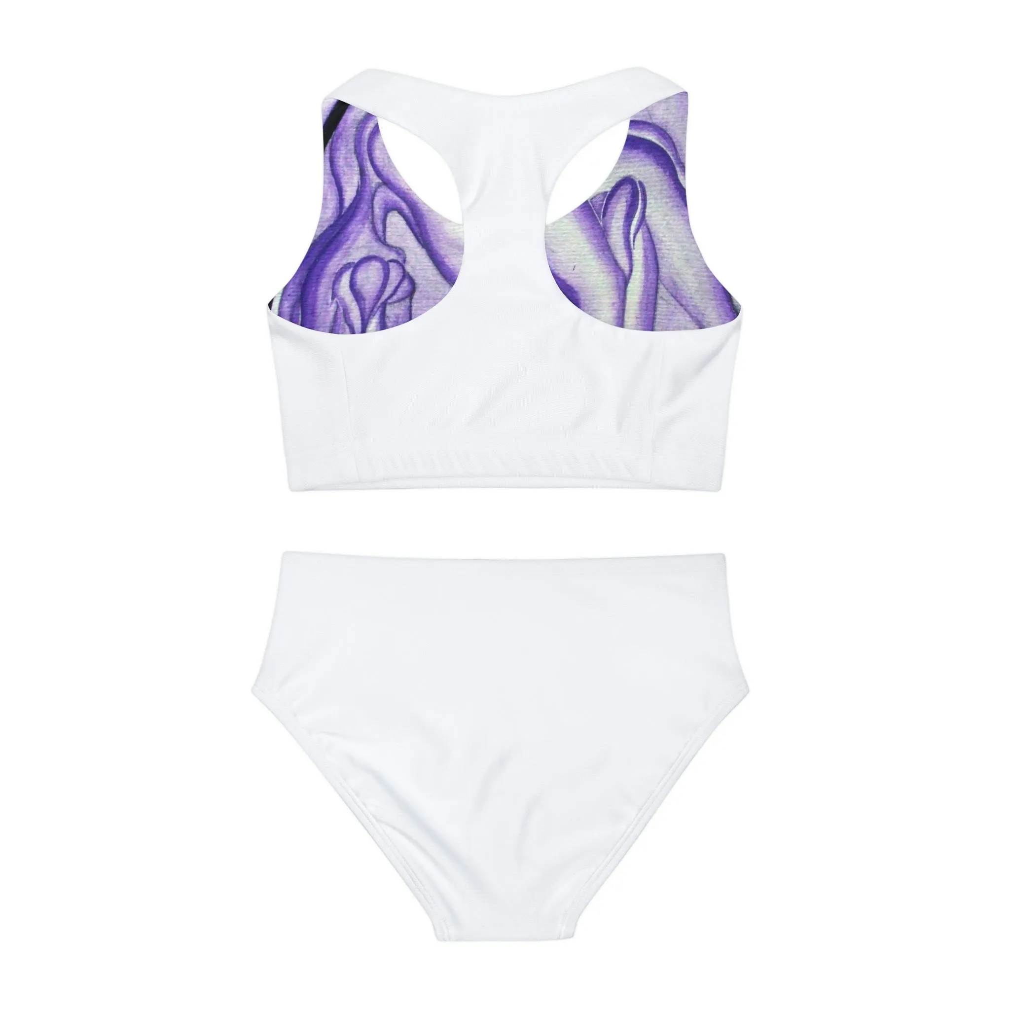 Girls Two Piece Swimsuit (AOP)