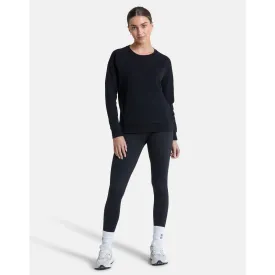 Gym Coffee Womens Essential Crew Jumper Black