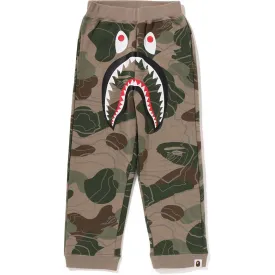 LAYERED CAMO SHARK SWEAT PANTS KIDS