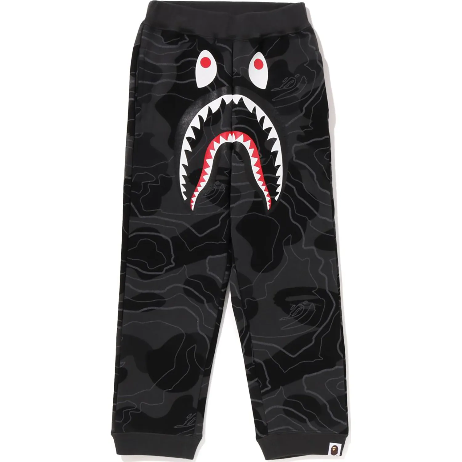 LAYERED CAMO SHARK SWEAT PANTS KIDS