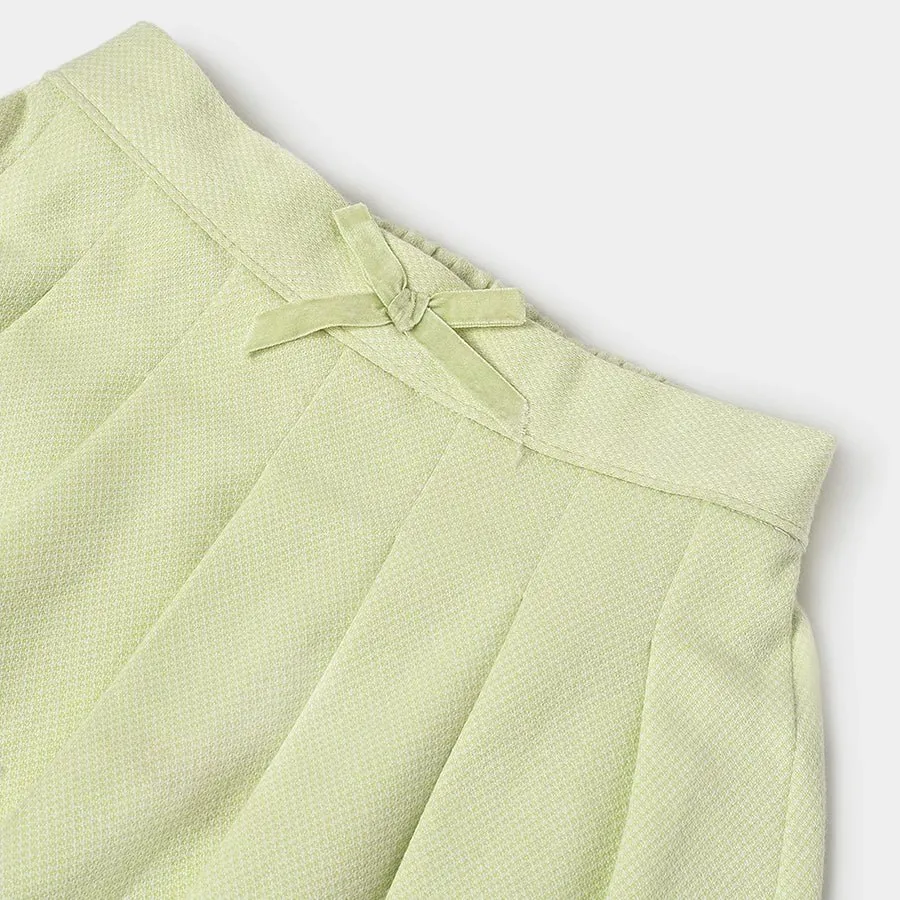 Misty Knitted Pleated Skirt for Baby Girl