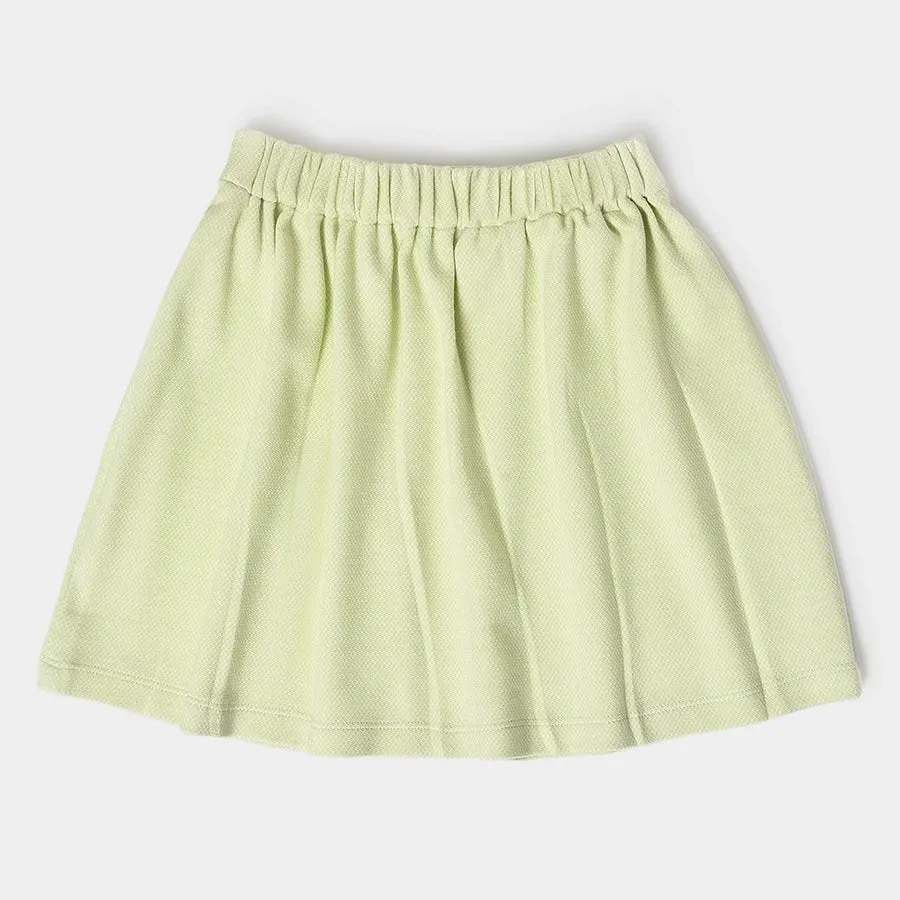 Misty Knitted Pleated Skirt for Baby Girl