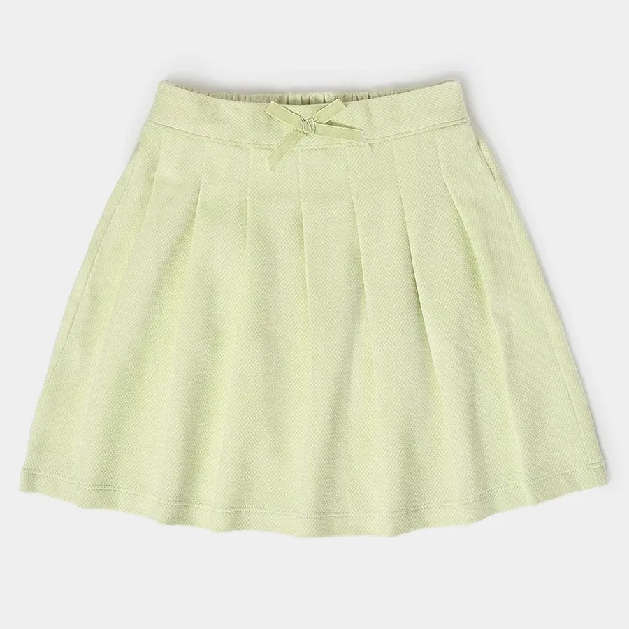 Misty Knitted Pleated Skirt for Baby Girl