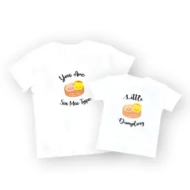 Mommy & Me Set Organic Cotton T-Shirts - Dim Sum