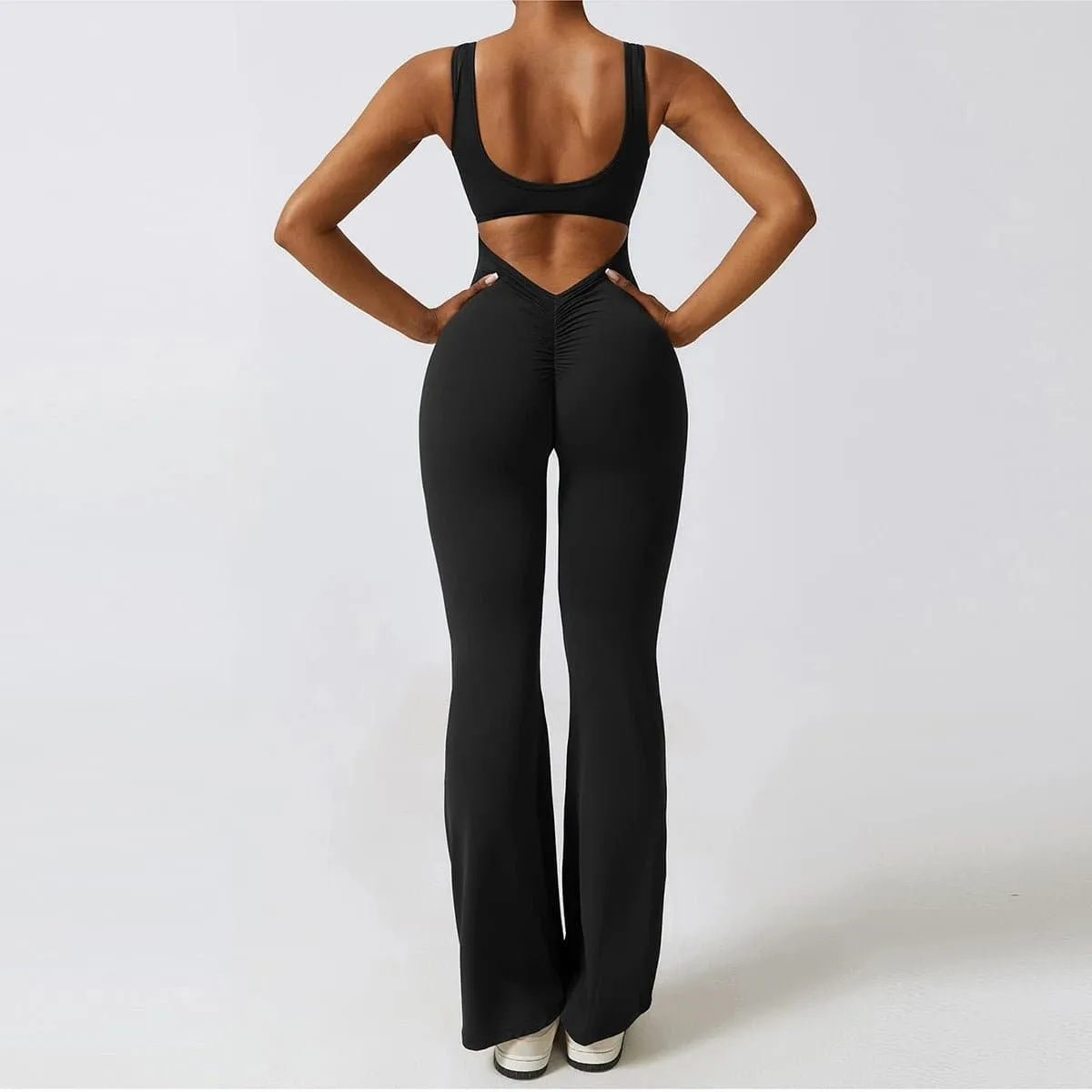 Naked Feeling Yoga Jumpsuit for Women - Anti-Shrink, Breathable, Quick Dry