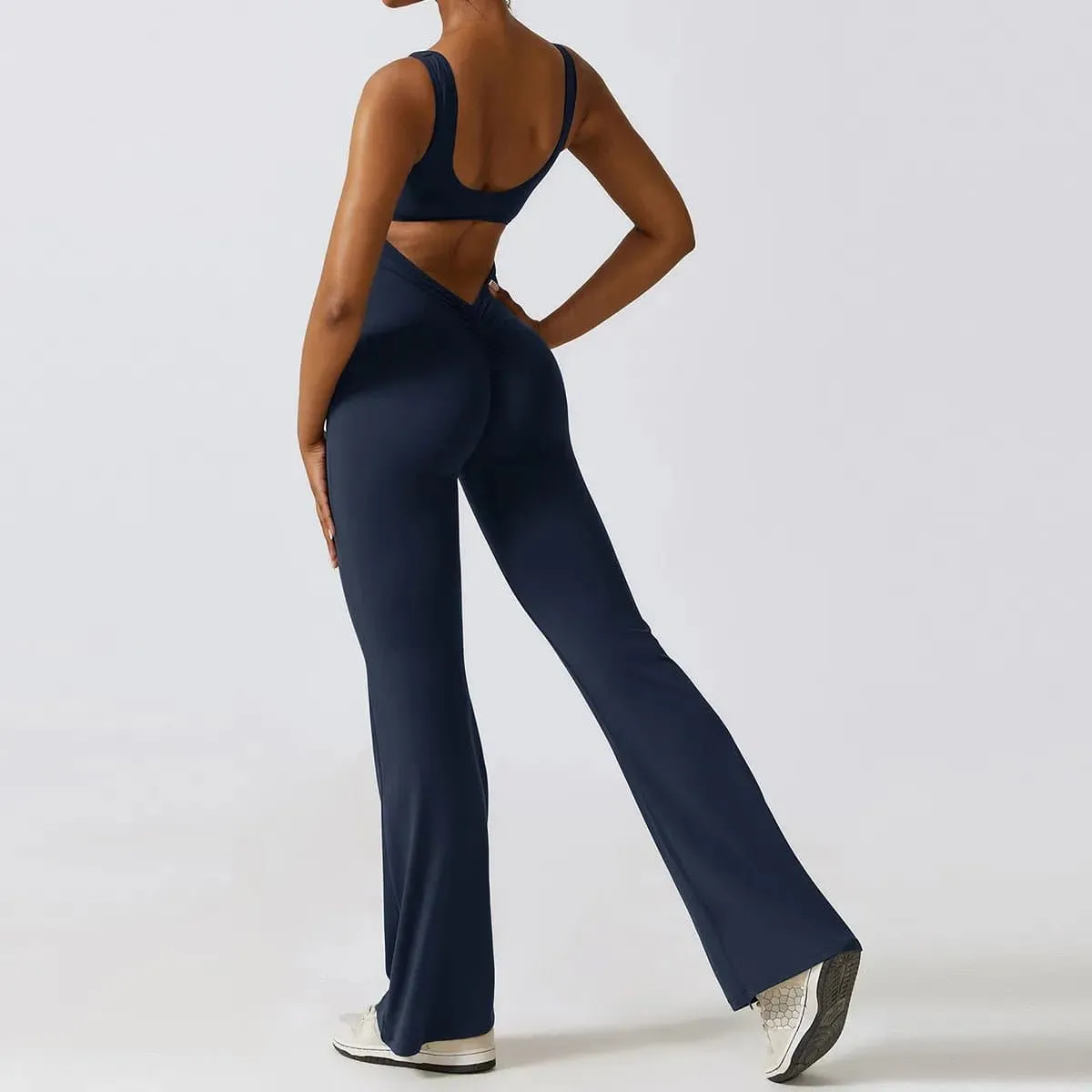 Naked Feeling Yoga Jumpsuit for Women - Anti-Shrink, Breathable, Quick Dry