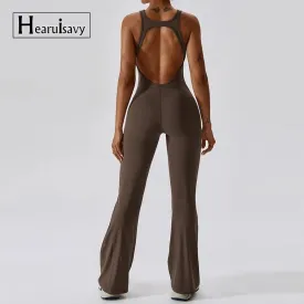 Naked Feeling Yoga Jumpsuit for Women - Anti-Shrink, Breathable, Quick Dry