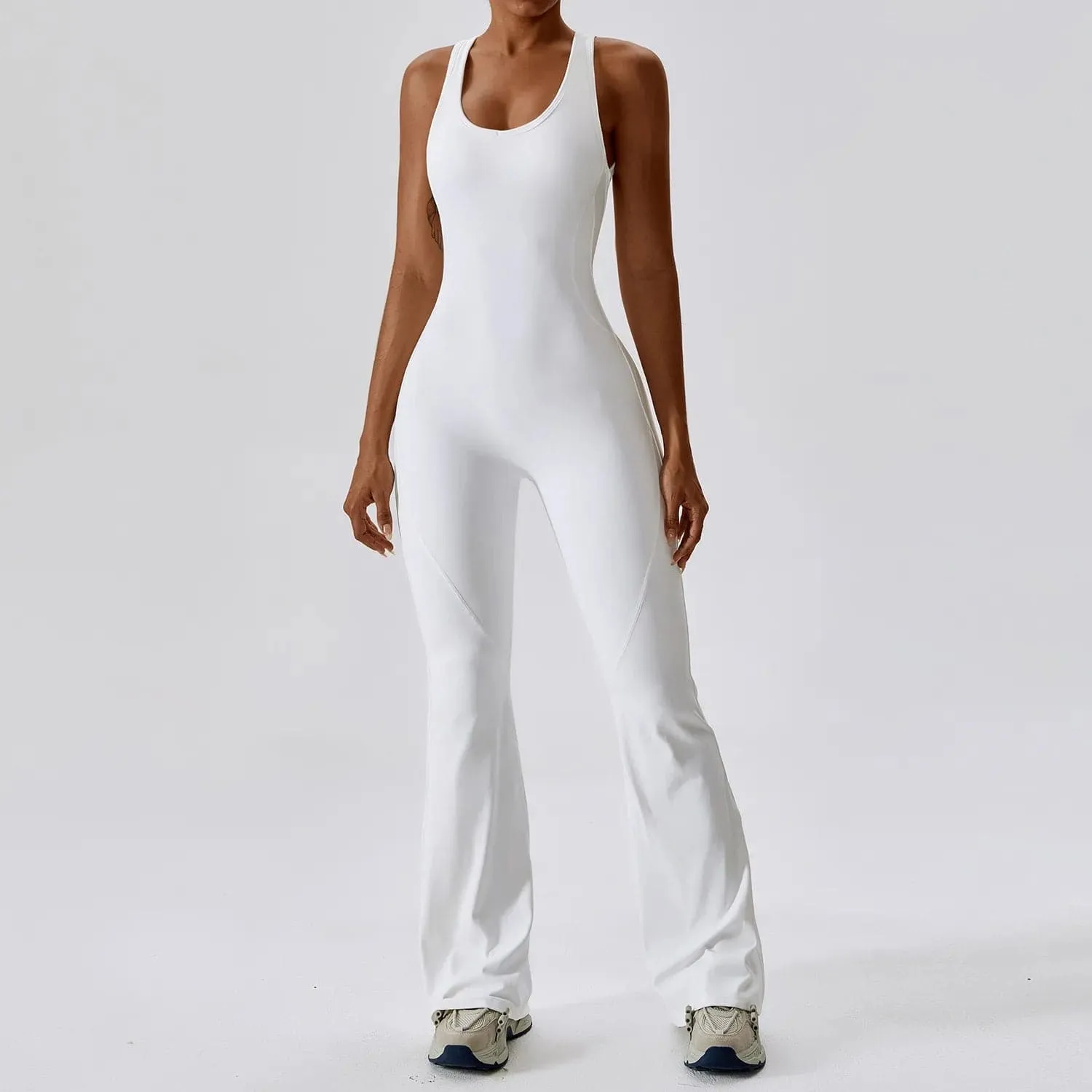 Naked Feeling Yoga Jumpsuit for Women - Anti-Shrink, Breathable, Quick Dry