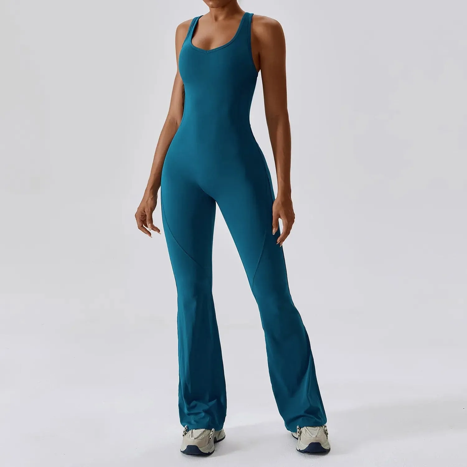 Naked Feeling Yoga Jumpsuit for Women - Anti-Shrink, Breathable, Quick Dry