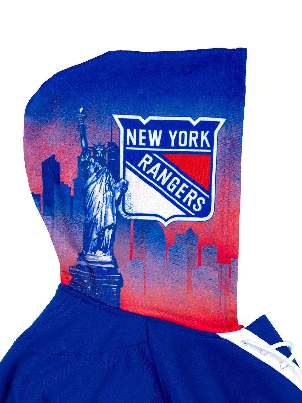 New York Rangers Lace-Up Hoodie