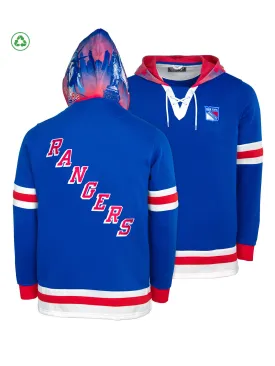 New York Rangers Lace-Up Hoodie