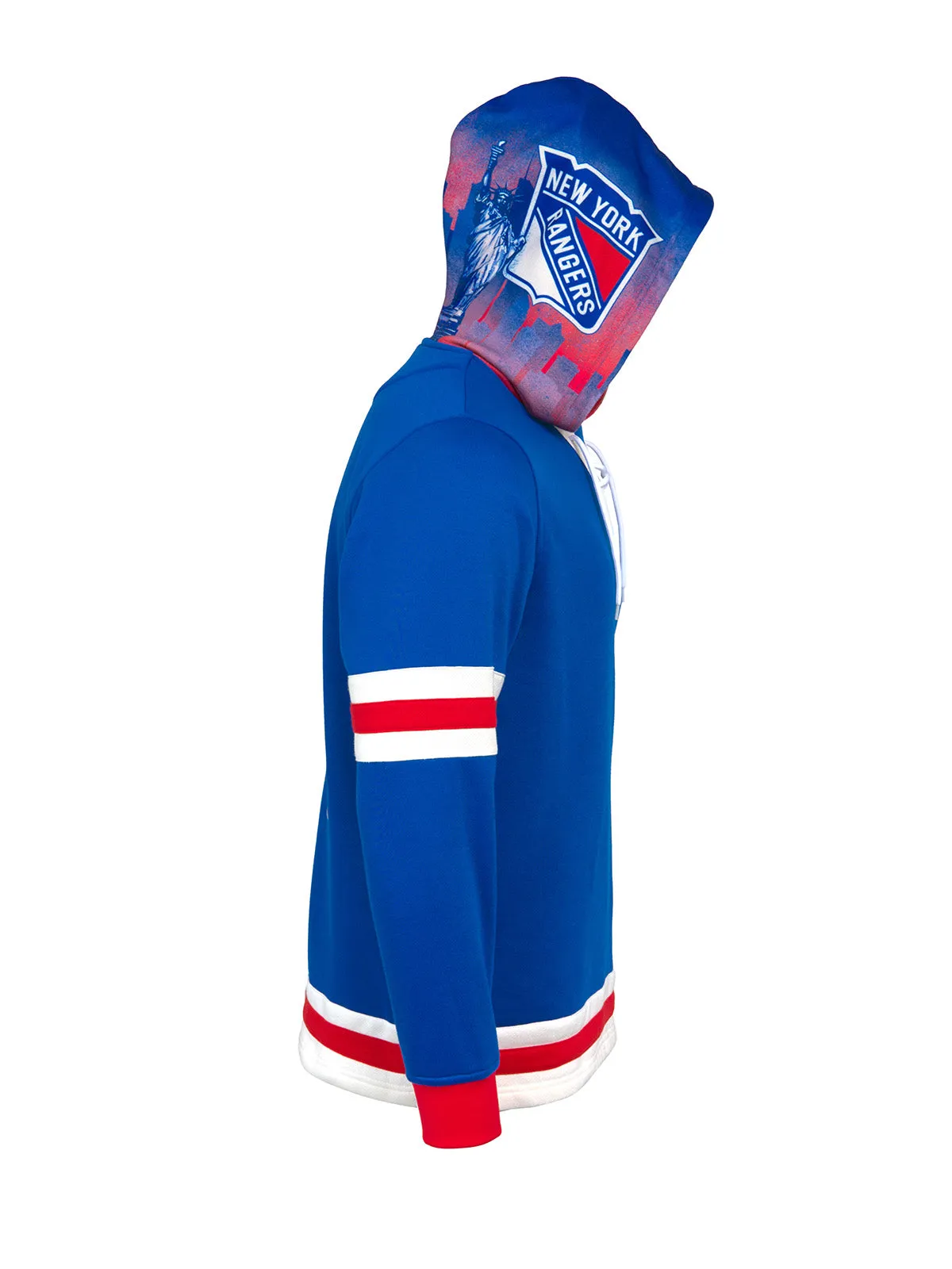 New York Rangers Lace-Up Hoodie