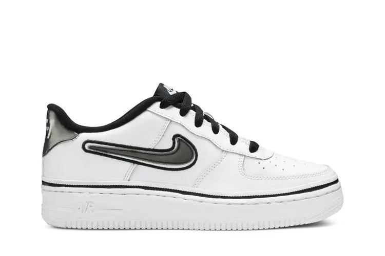 Nike Air Force 1 LV8 Sport GS 'White Black', white