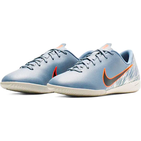 Nike Jr Mercurial Vapor 12 Academy GS IC Indoor Court Soccer Shoes (Armory Blue/Wolf Grey)