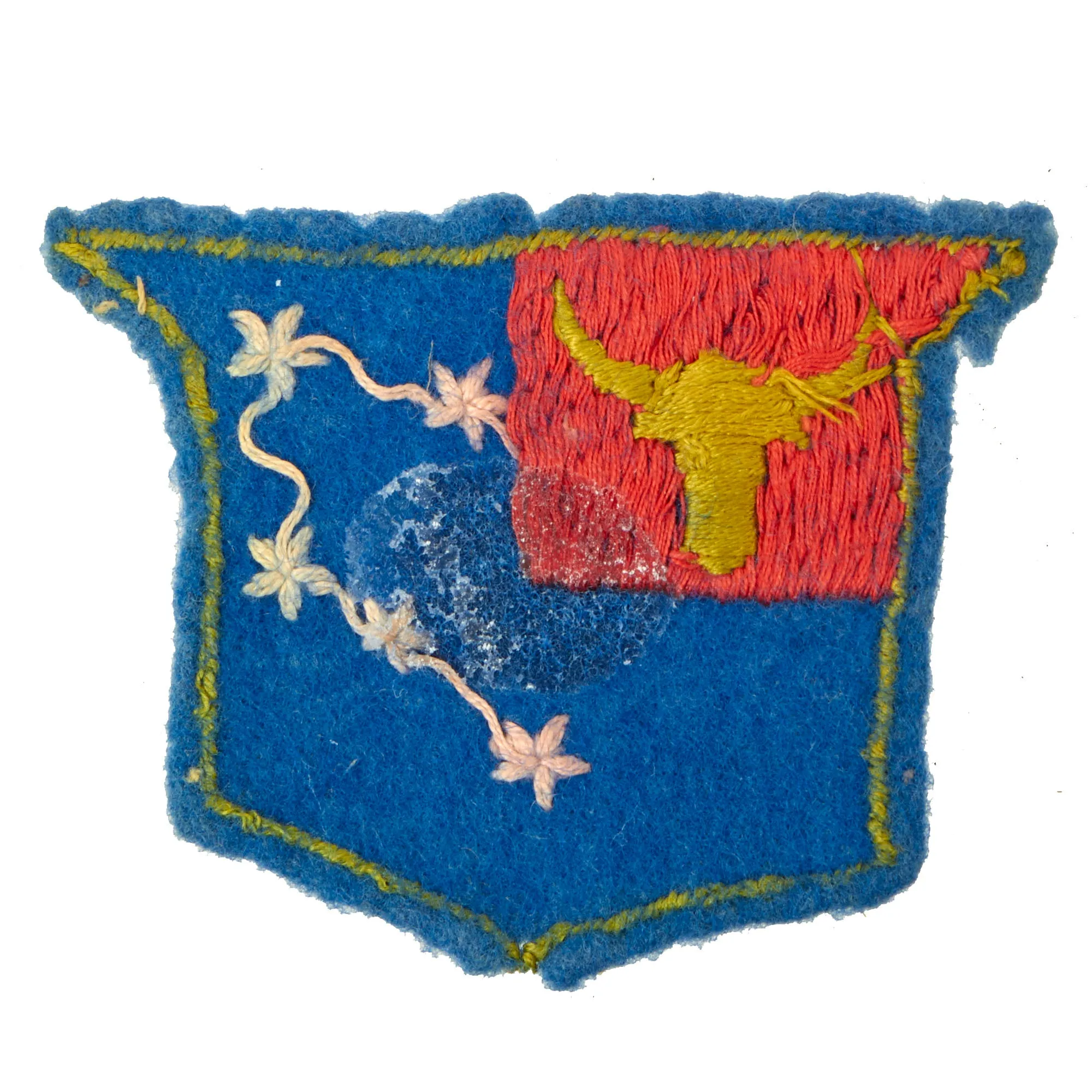 Original U.S. WWII Scarce 5217th Reconnaissance Battalion “The Philippine Airborne” Theater-Made Uniform Patch