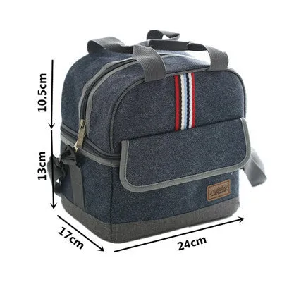 Oxford Thermal Lunch Bag Insulated Cooler Storage Women kids Food Bento Bag Portable Leisure Accessories Supply Product