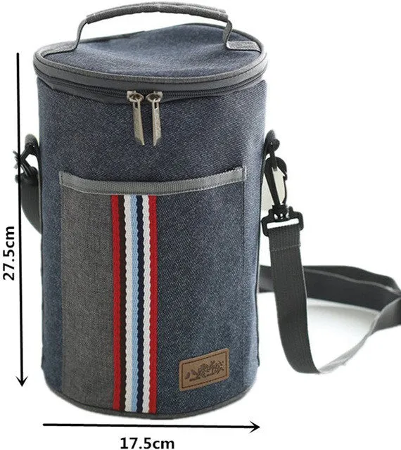 Oxford Thermal Lunch Bag Insulated Cooler Storage Women kids Food Bento Bag Portable Leisure Accessories Supply Product