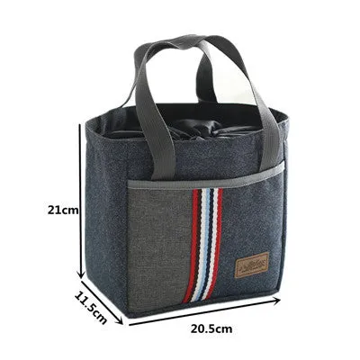 Oxford Thermal Lunch Bag Insulated Cooler Storage Women kids Food Bento Bag Portable Leisure Accessories Supply Product