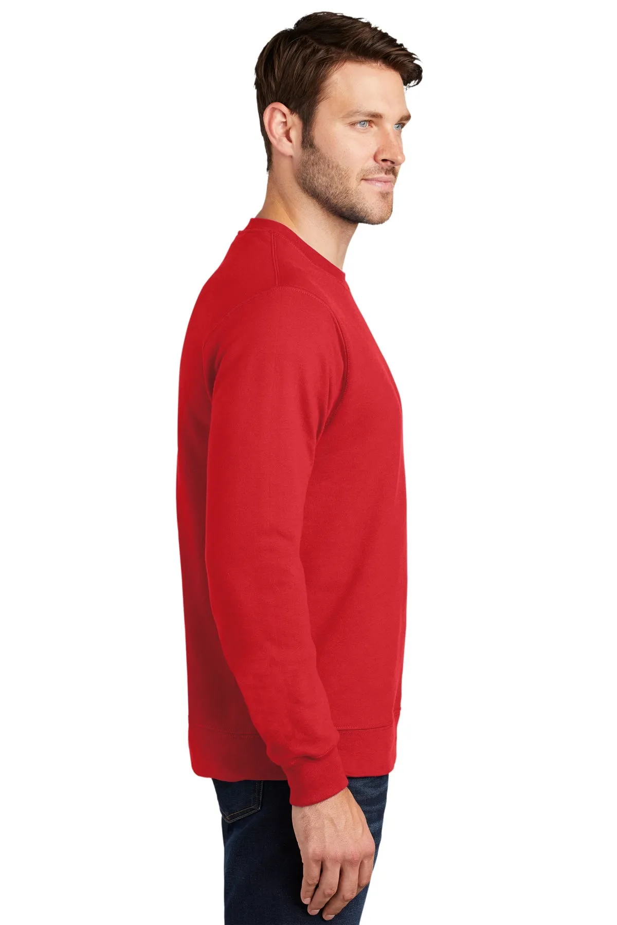 Port & Company Fan Favorite Fleece Branded Sweatshirts, Bright Red