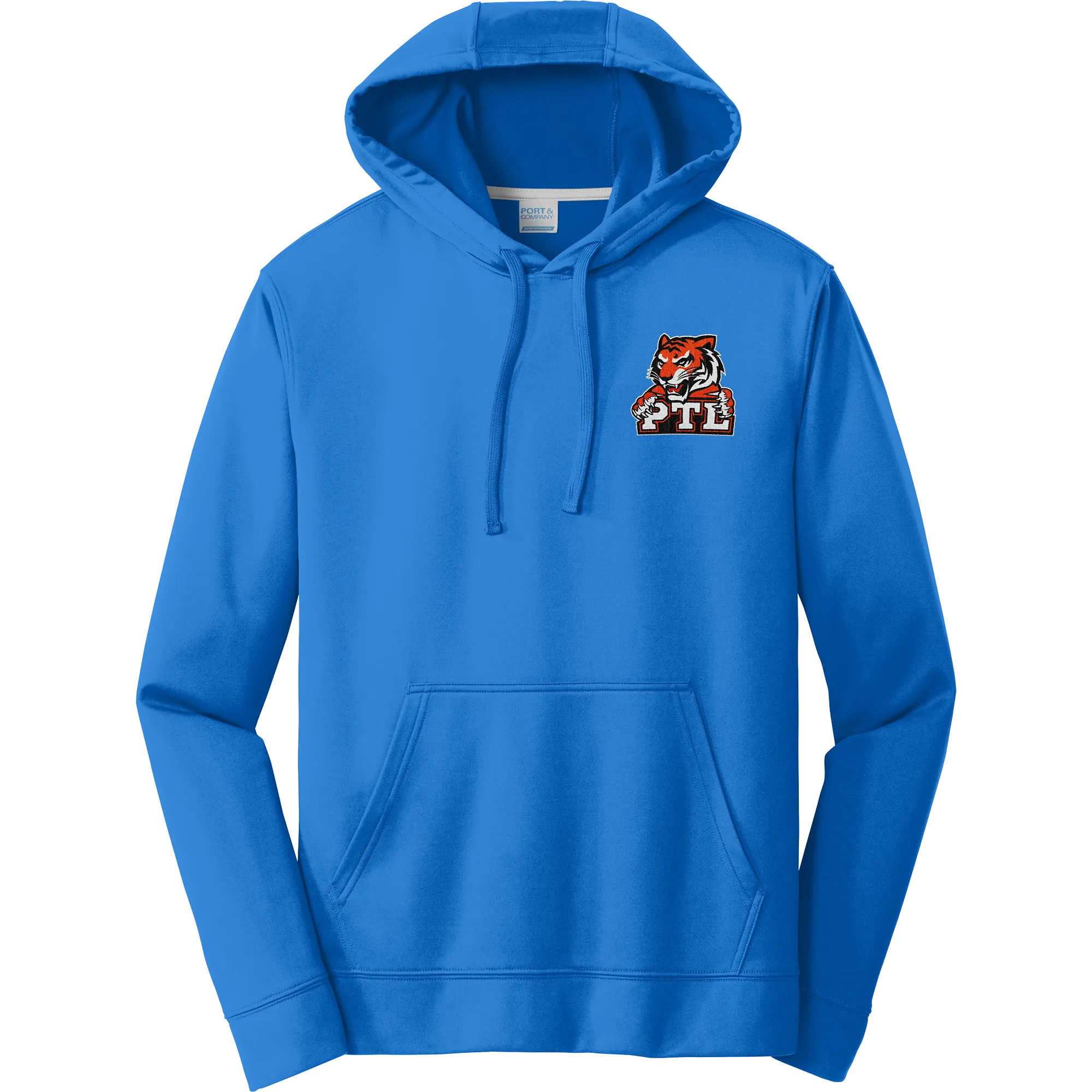 Princeton Tiger Lilies Performance Fleece Pullover Hooded Sweatshirt