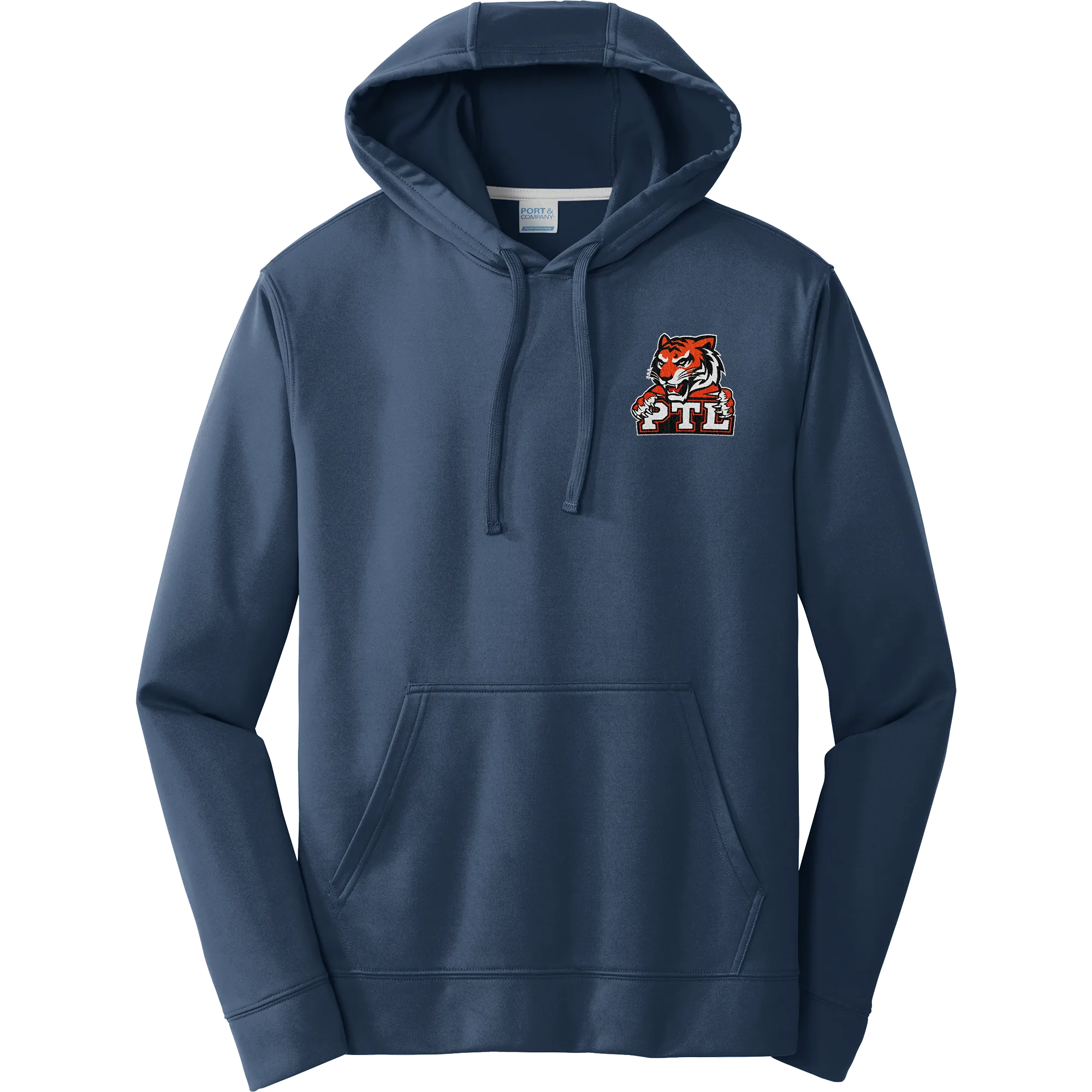 Princeton Tiger Lilies Performance Fleece Pullover Hooded Sweatshirt