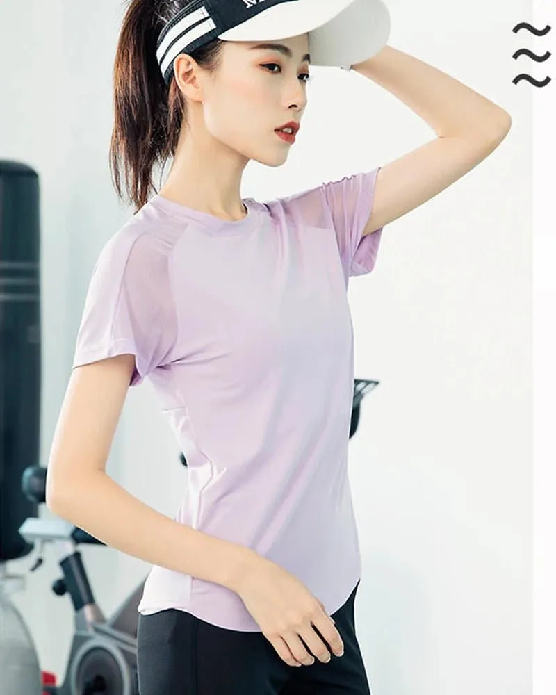 Short Sleeve Stretchy Running Shirt