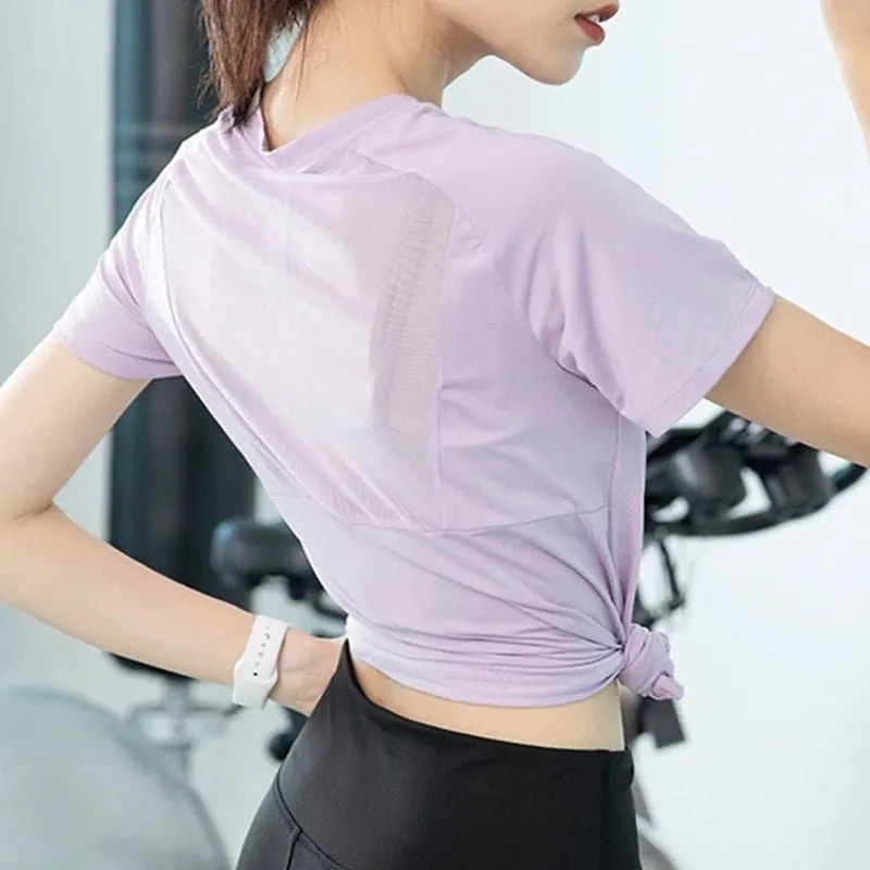 Short Sleeve Stretchy Running Shirt