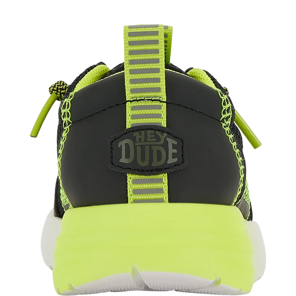 Sirocco Play Toddler Sport Block - Black/Lime Punch