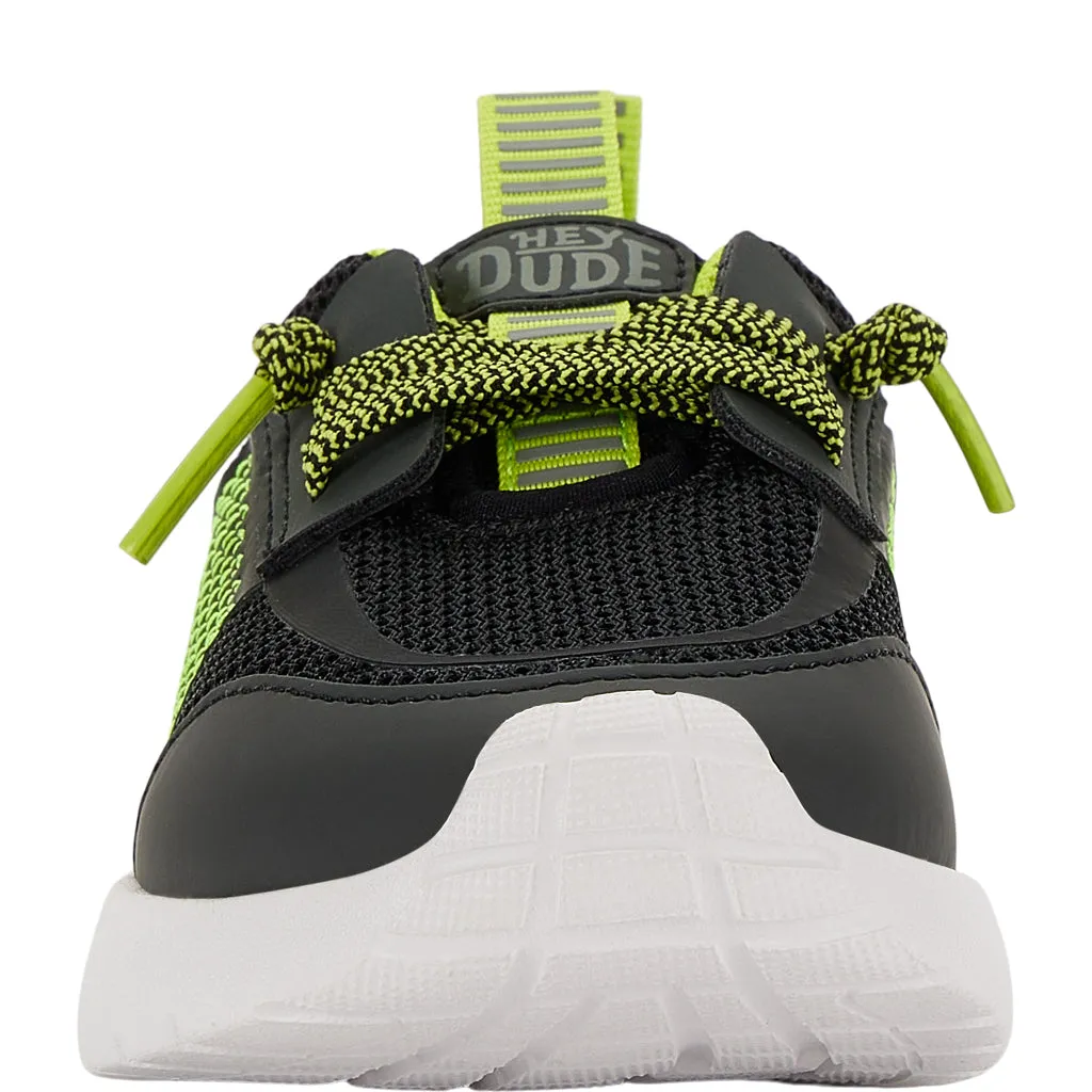 Sirocco Play Toddler Sport Block - Black/Lime Punch