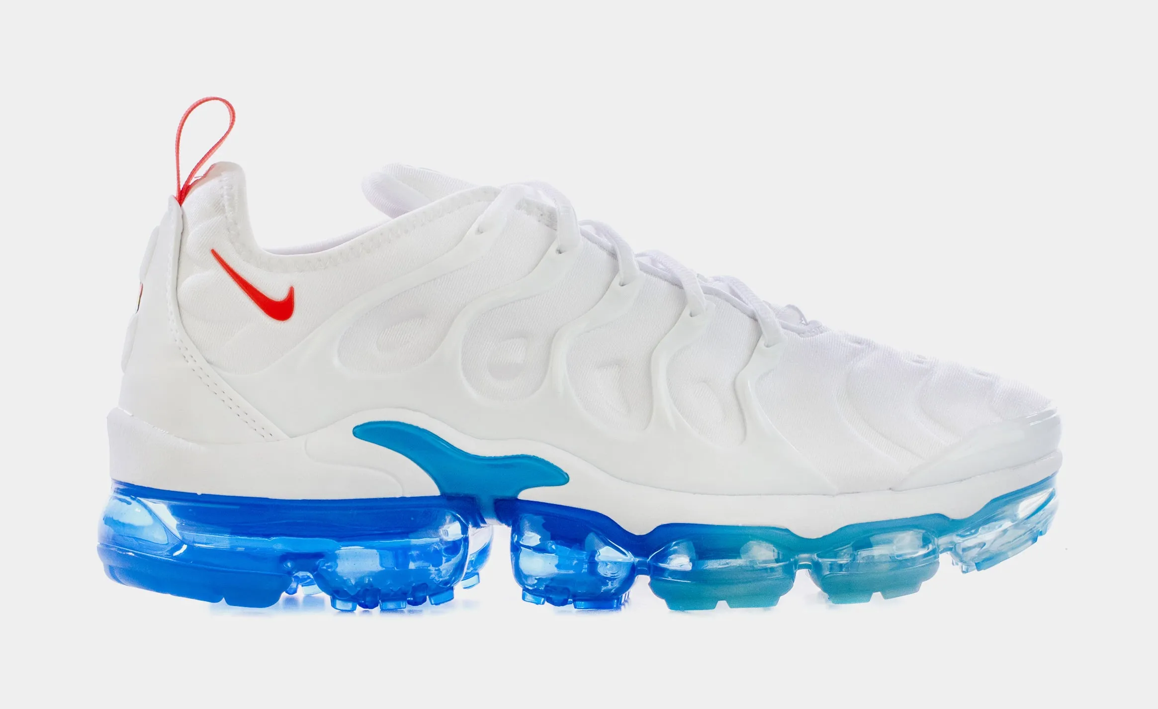 VaporMax Plus Mens Running Shoes (White/Blue)