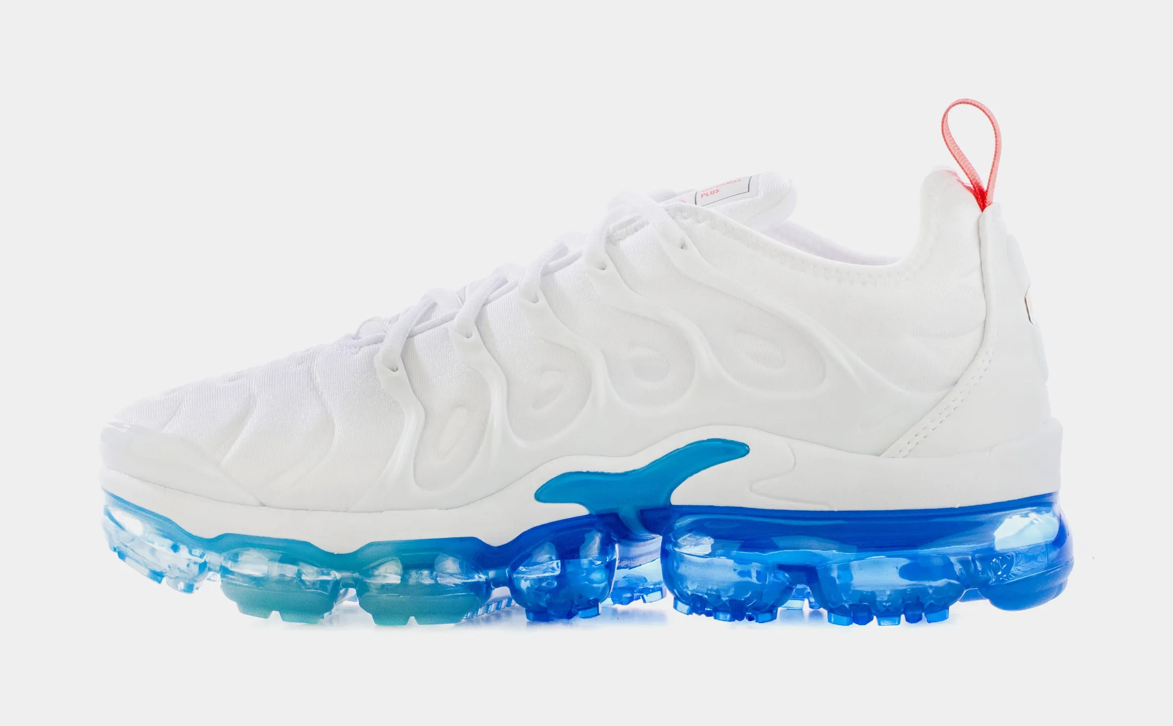 VaporMax Plus Mens Running Shoes (White/Blue)