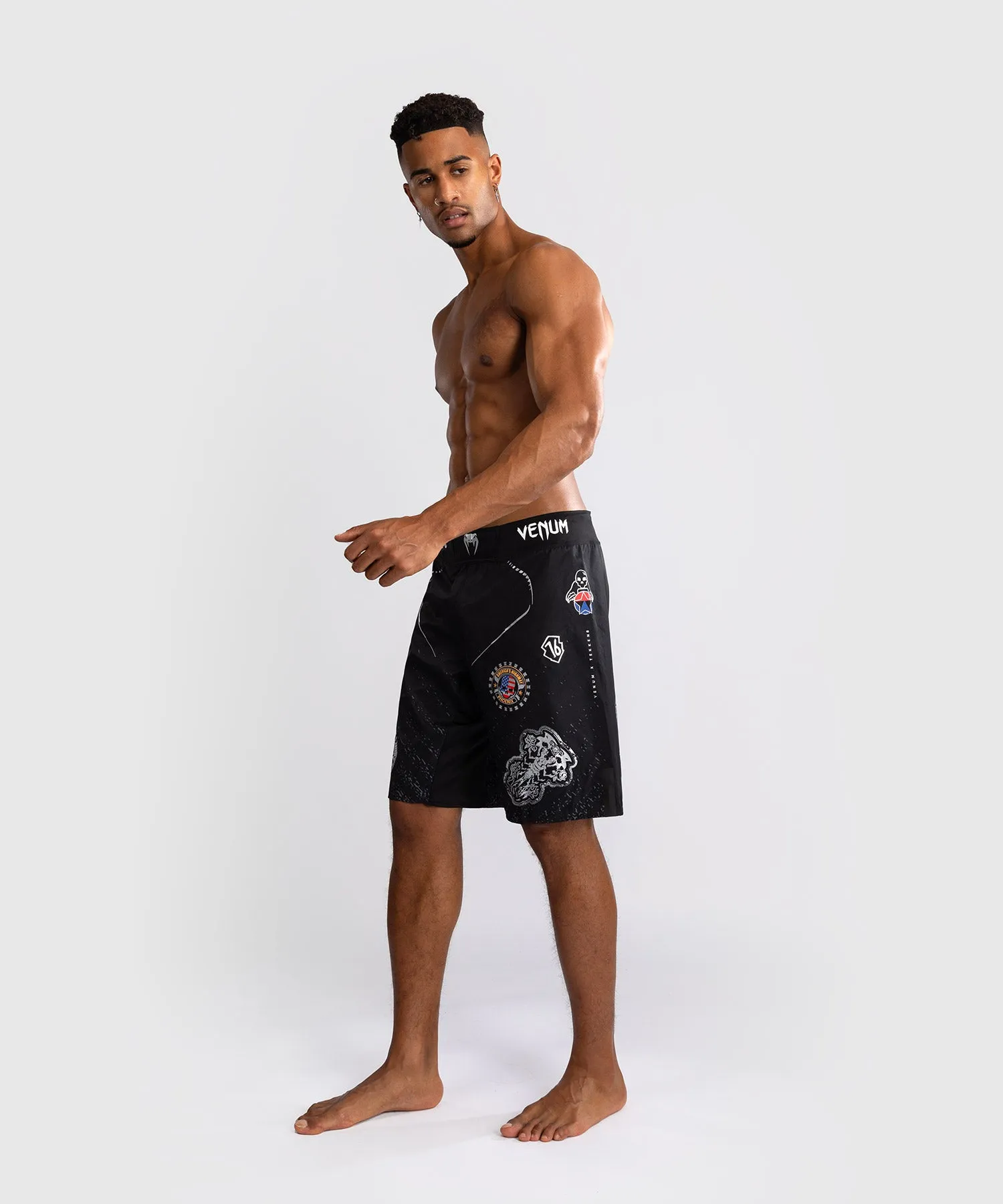 Venum x TEKKEN 8 - Paul Phoenix Fight Shorts - Black