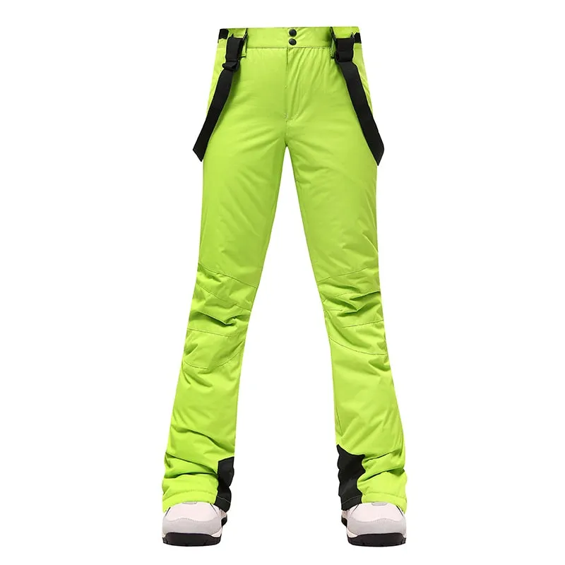 Warm Windproof Waterproof Outdoor Women's Ski Pants